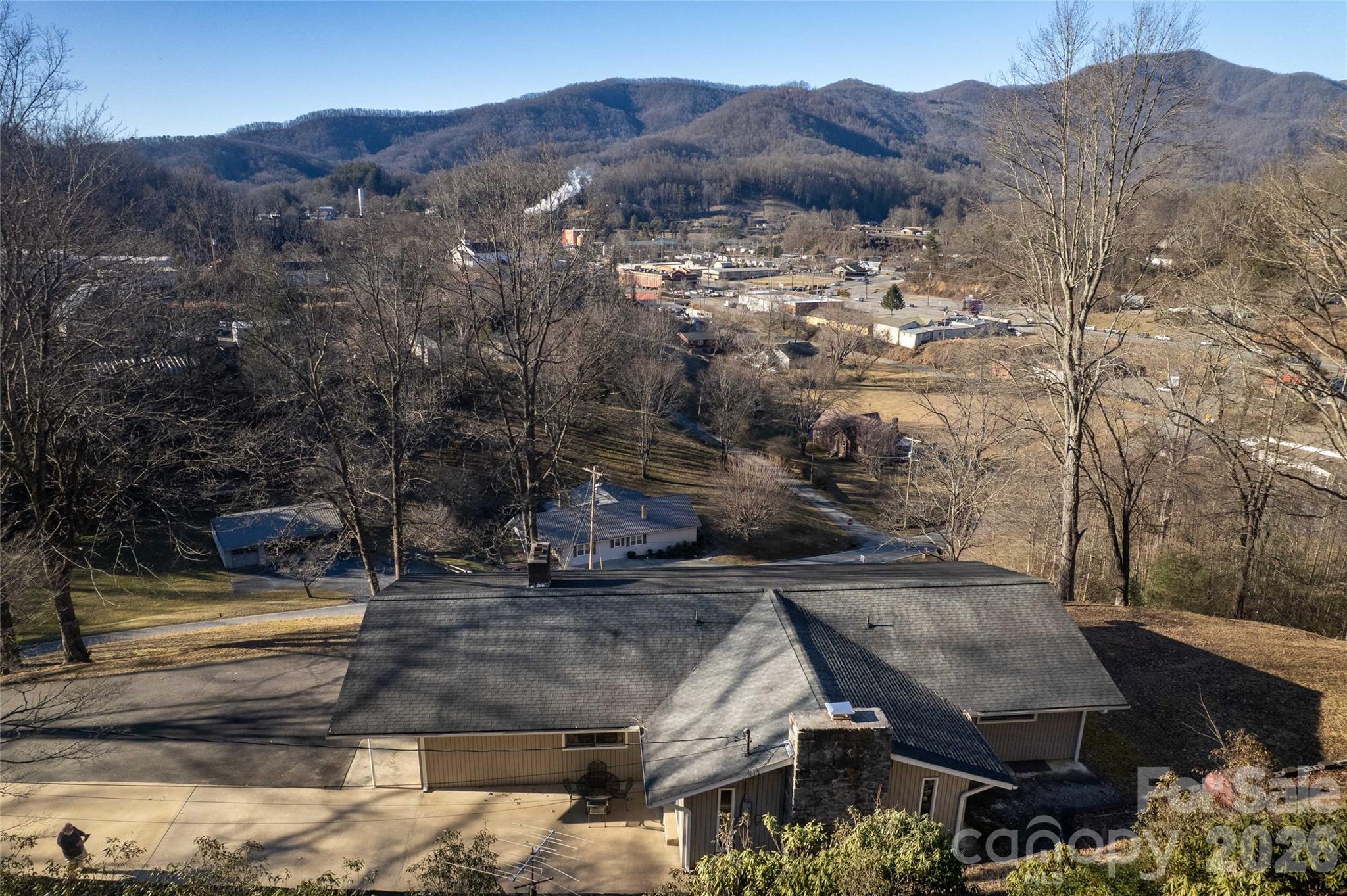 223 Cherry Street Sylva, NC 28779 - Photo 7 of 29 an aerial view of residential house with an outdoor space