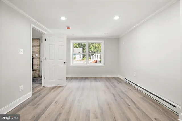 a view of a deck with a yard