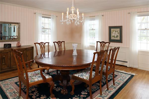 12 Falmouth Road Wellesley, MA 02481 - Photo 6 of 8 a view of a dining room with furniture and window