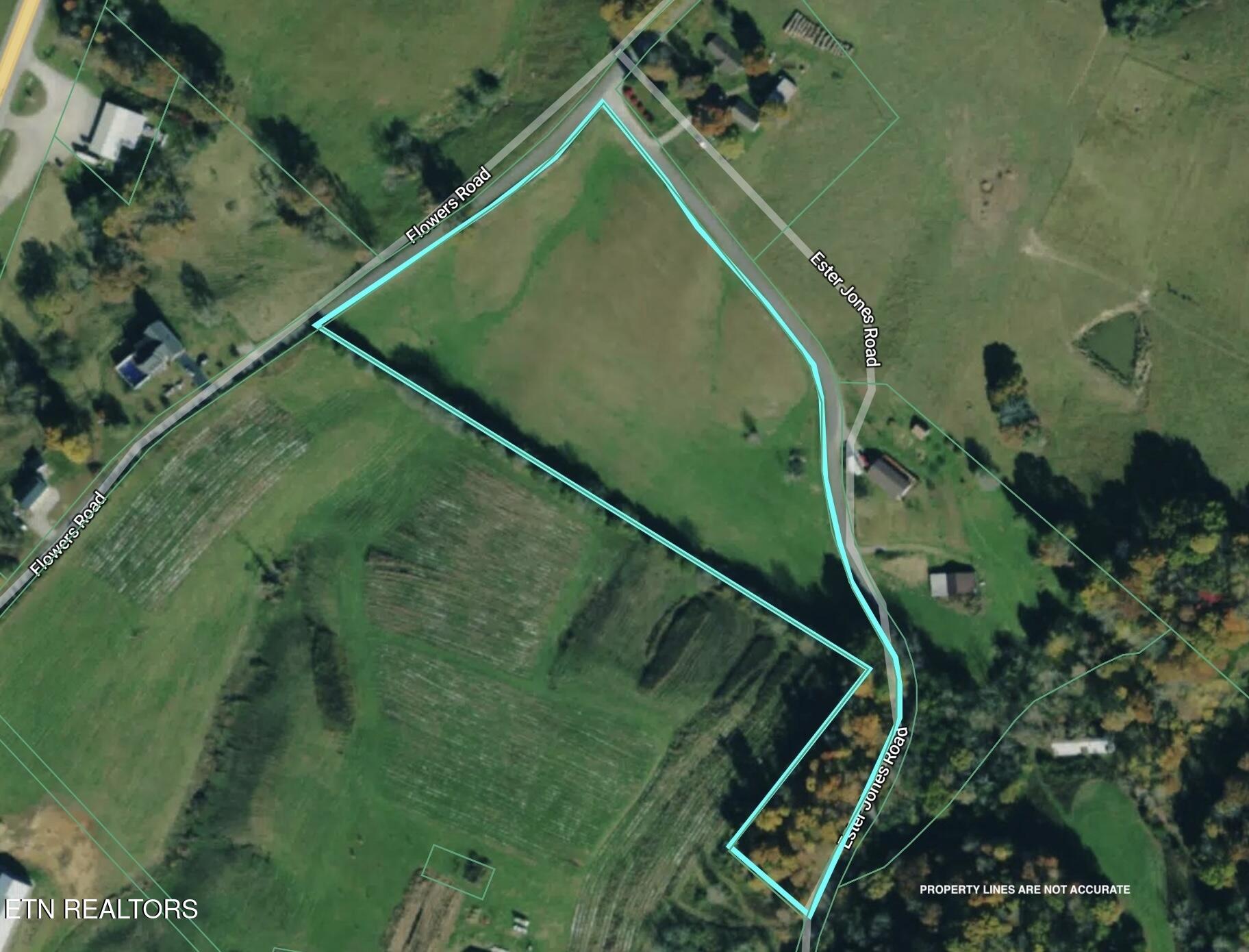 8.5-acres Flowers Road Monroe, TN 38573 - Photo 2 of 6 outline map 2