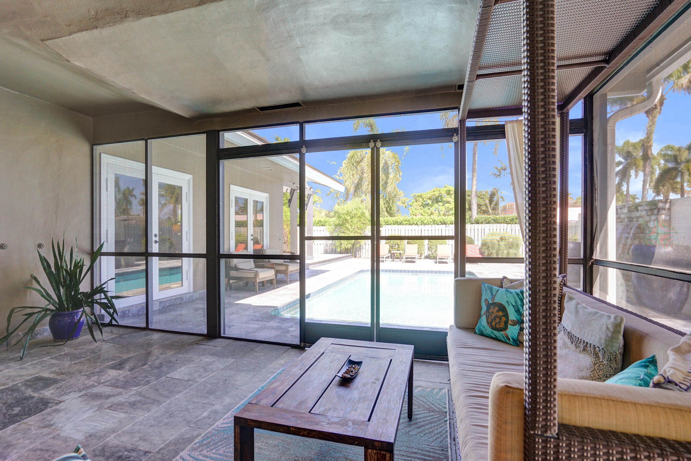2750 Northeast 45th Street Lighthouse Point, FL 33064 - Photo 33 of 60 Screened Patio