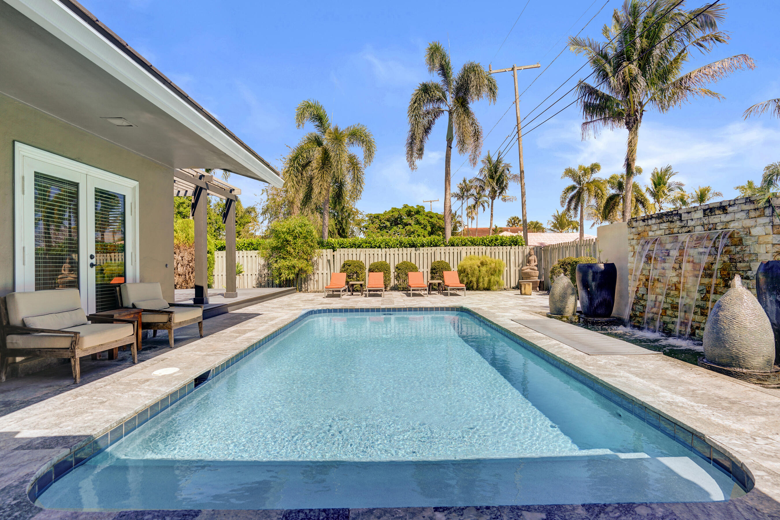2750 Northeast 45th Street Lighthouse Point, FL 33064 - Photo 35 of 60 Pool & Waterfall