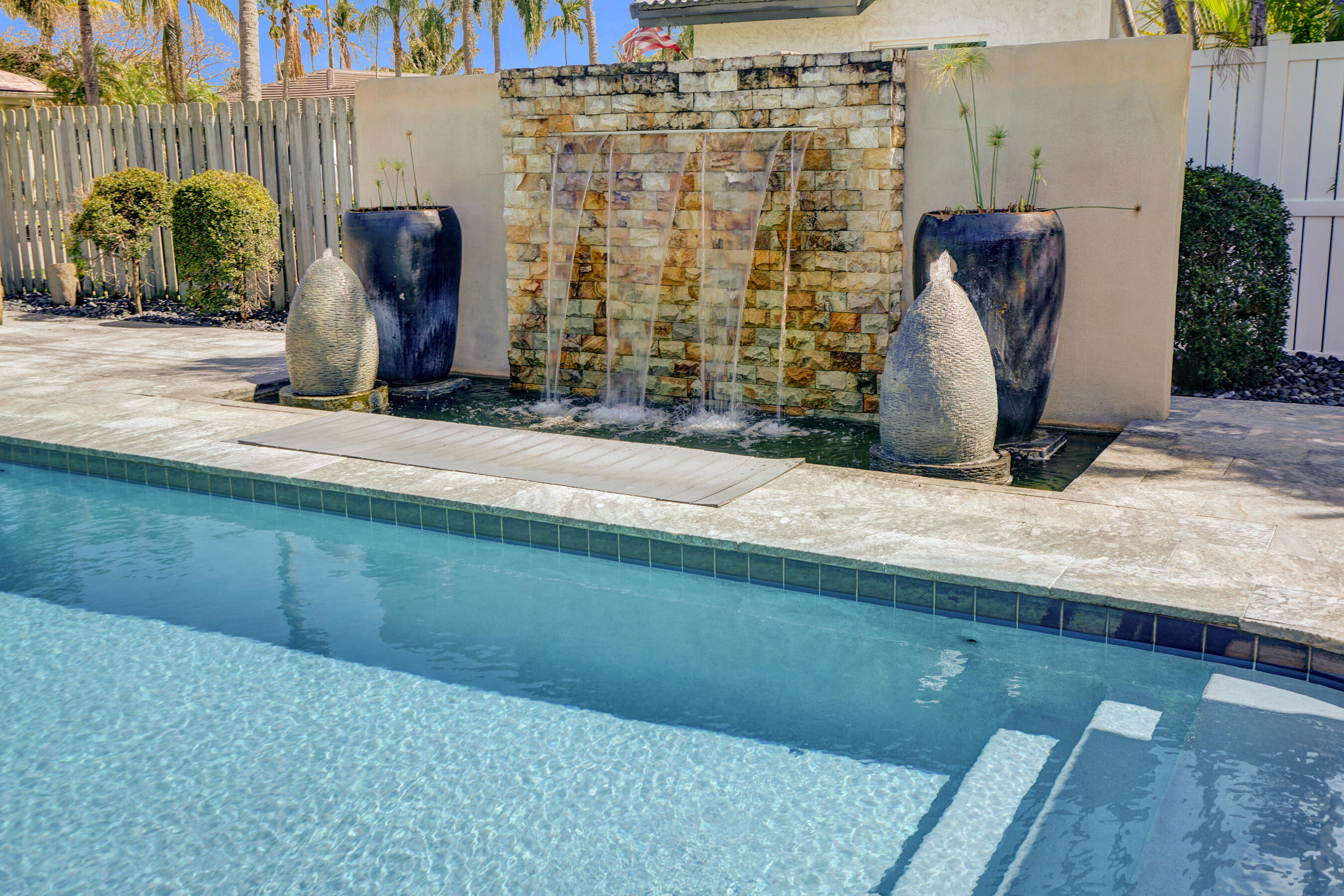 2750 Northeast 45th Street Lighthouse Point, FL 33064 - Photo 37 of 60 Pool & Waterfall