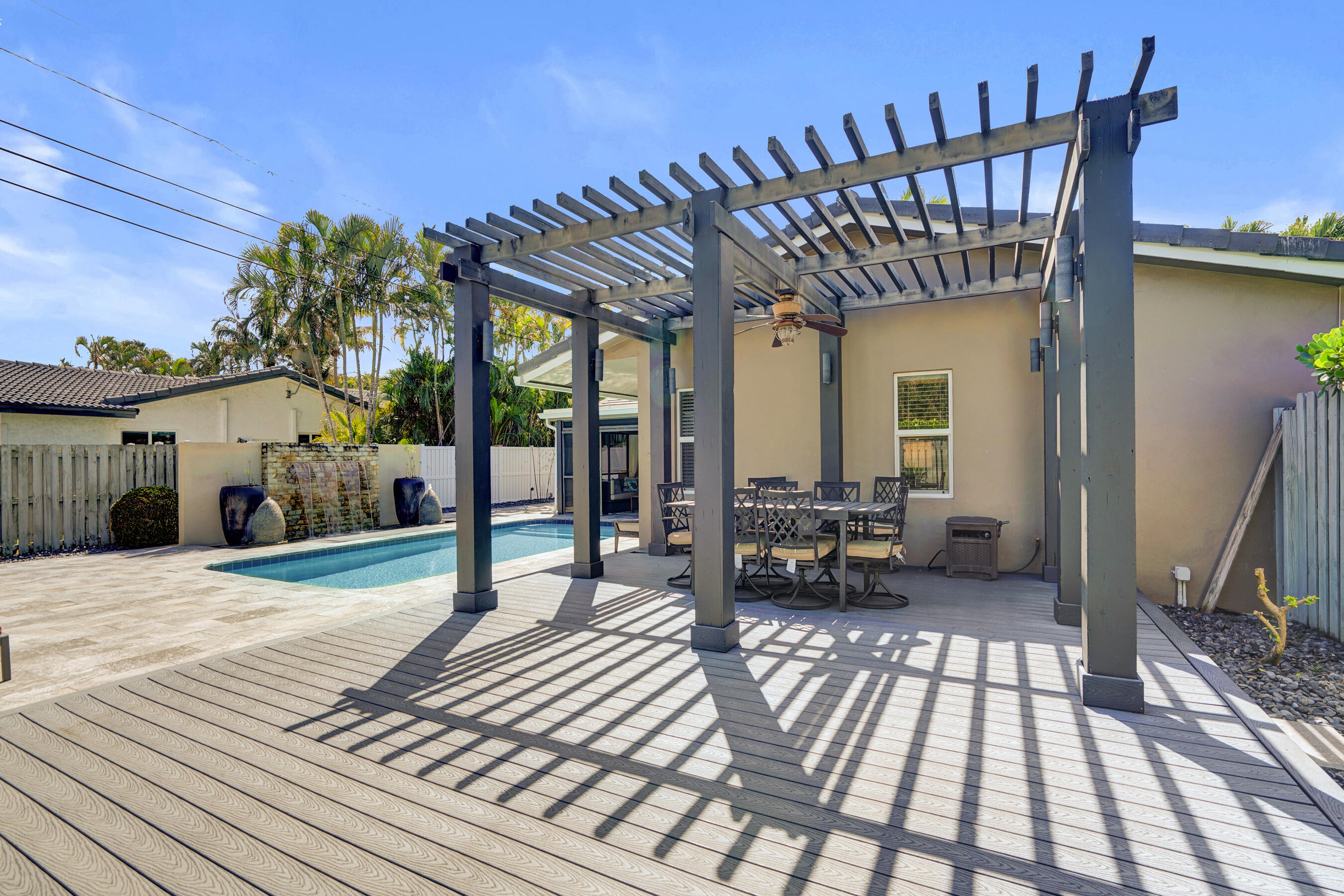 2750 Northeast 45th Street Lighthouse Point, FL 33064 - Photo 43 of 60 Trex Deck w/ Pregola