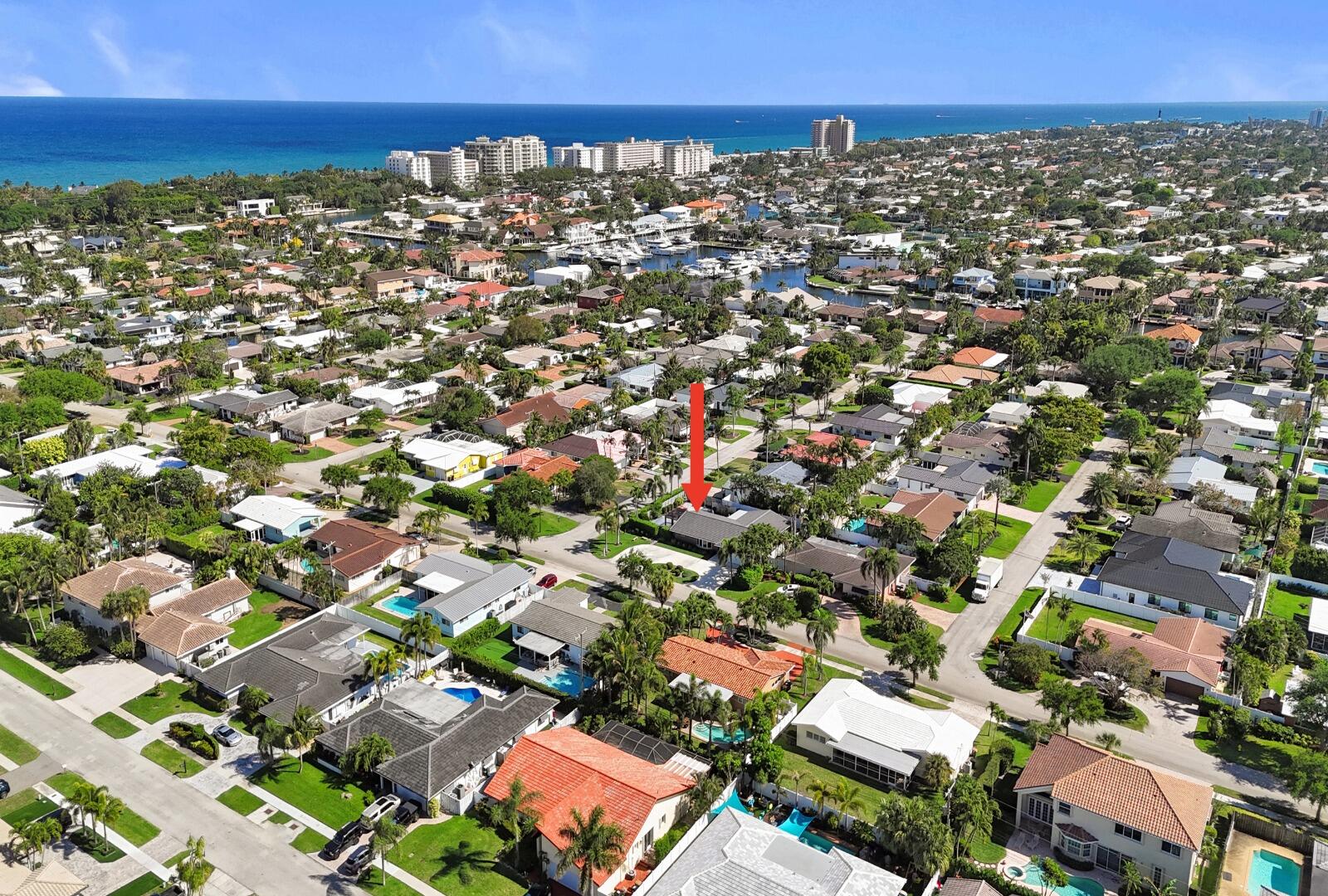 2750 Northeast 45th Street Lighthouse Point, FL 33064 - Photo 57 of 60 Aerial View