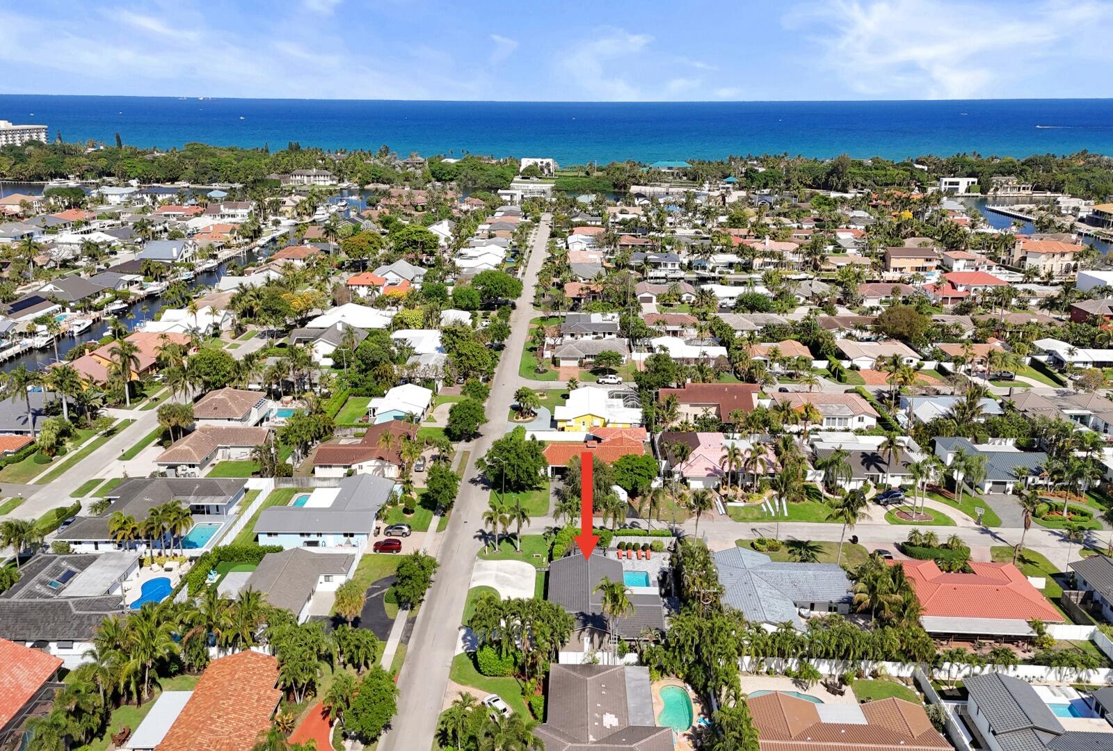 2750 Northeast 45th Street Lighthouse Point, FL 33064 - Photo 59 of 60 Aerial View