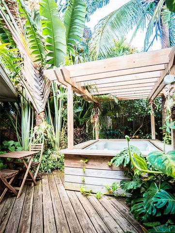 a view of outdoor space yard deck and patio