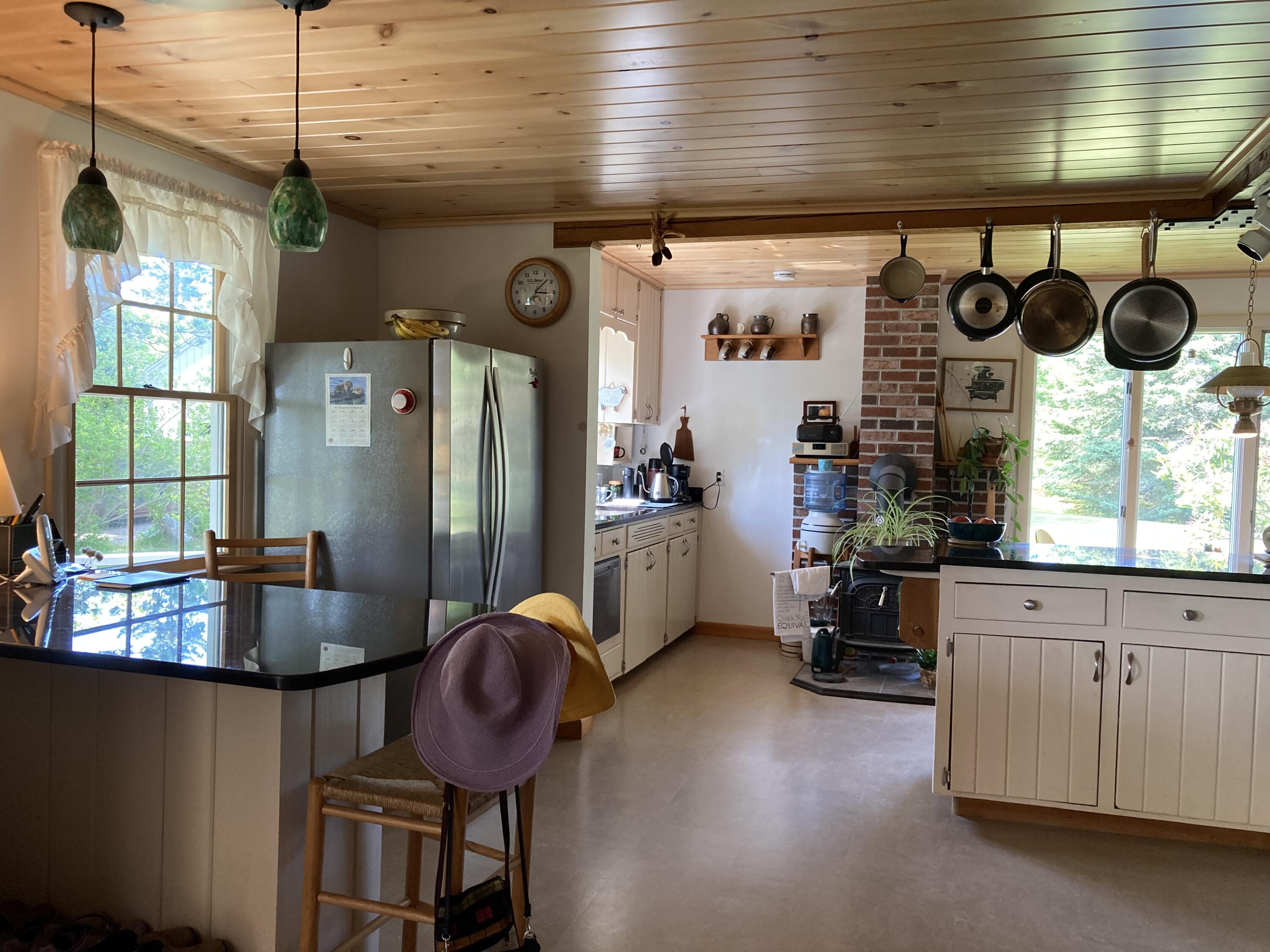 68 Crowley Island Road Corea, ME 04624 - Photo 13 of 24 View of den w/kitchen isand.