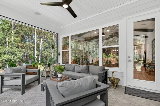 a view of an ocean and city