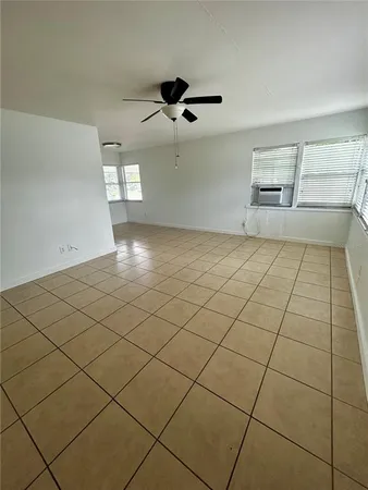 a view of a room and window