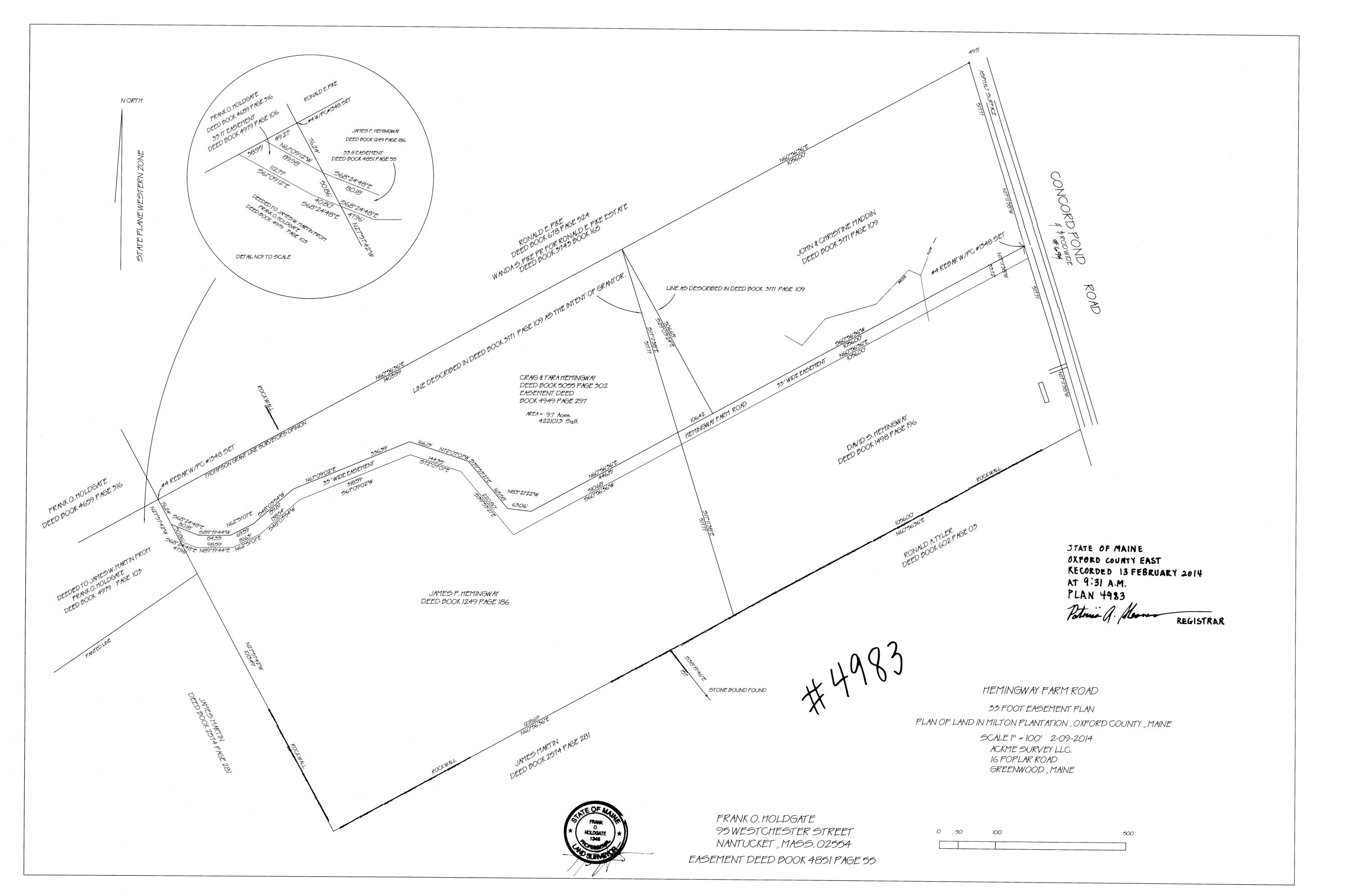 29 Hemingway Road Bryant Pond, ME 04219 - Photo 19 of 21 Holdgate Easement on Hemingway Farm Rd