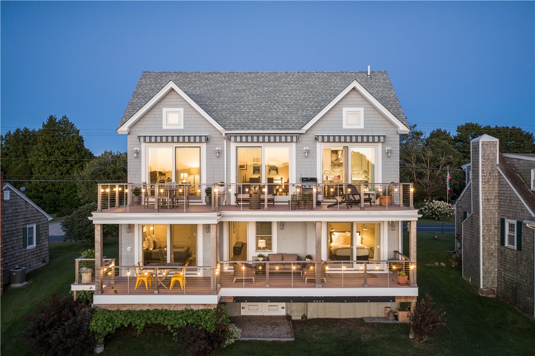 56 Conch Road Narragansett, RI 02882 - Photo 19 of 21 Exterior at Twilight