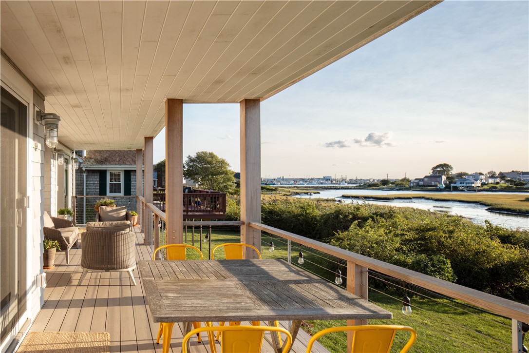 56 Conch Road Narragansett, RI 02882 - Photo 2 of 21 Lower Deck w/Water View