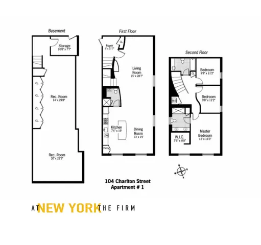 $18,500 | 104 Charlton Street, Unit 1/2E | Hudson Square