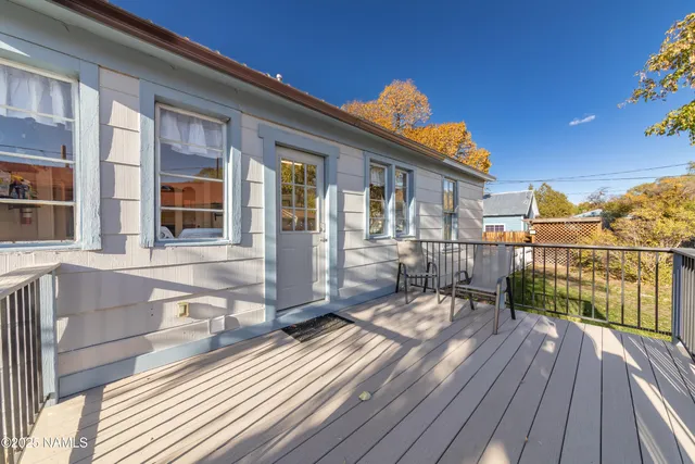 a view of a house with a patio