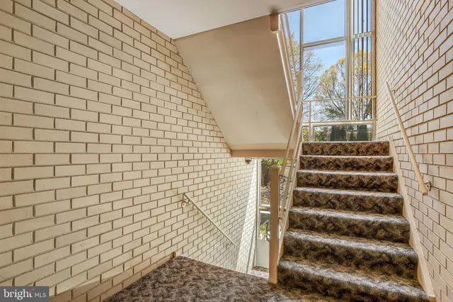 a view of wooden door