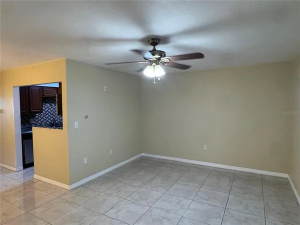a view of a livingroom with a chandelier