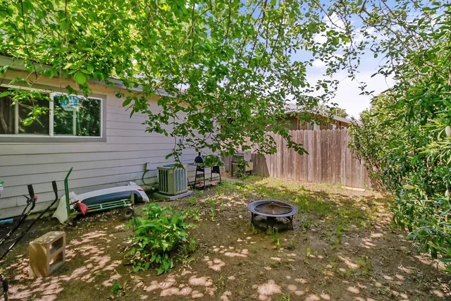 a car parked in front of a house