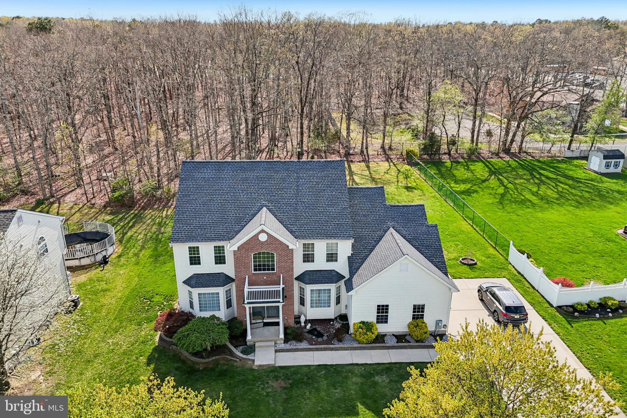 104 Ryans Run Sicklerville, NJ 08081 - Photo 79 of 94 a aerial view of a house with a yard table and chairs