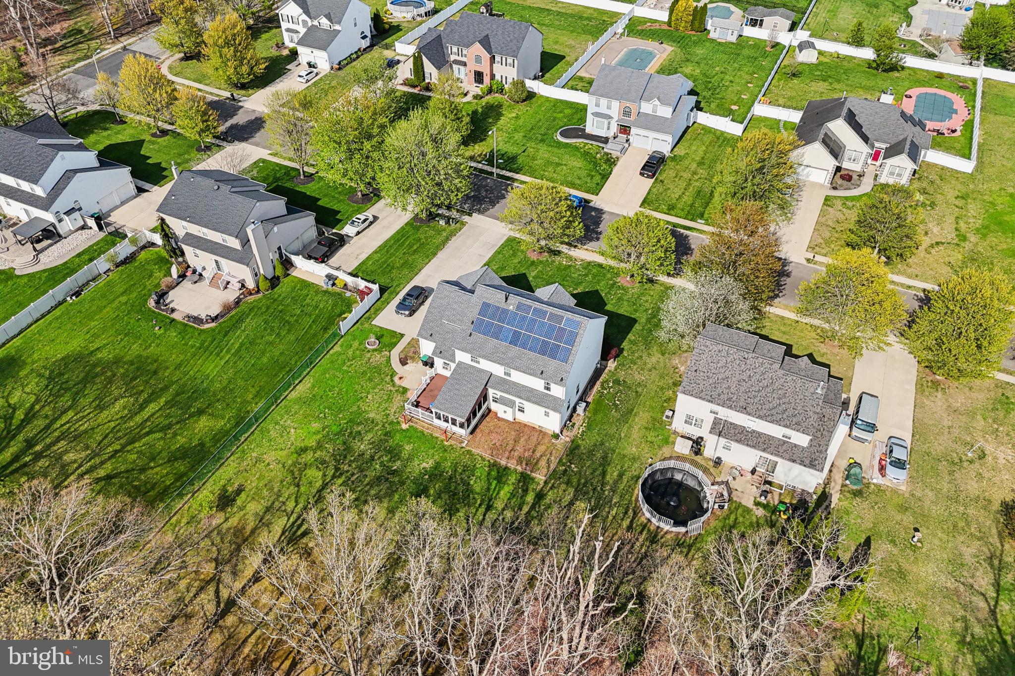 104 Ryans Run Sicklerville, NJ 08081 - Photo 89 of 94 an aerial view of residential house with yard