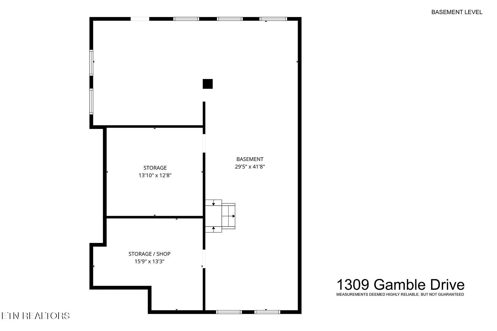 1309 Gamble Drive Heiskell, TN 37754 - Photo 47 of 47 51_GambleDrive_1309_FloorPlan-BasementLe