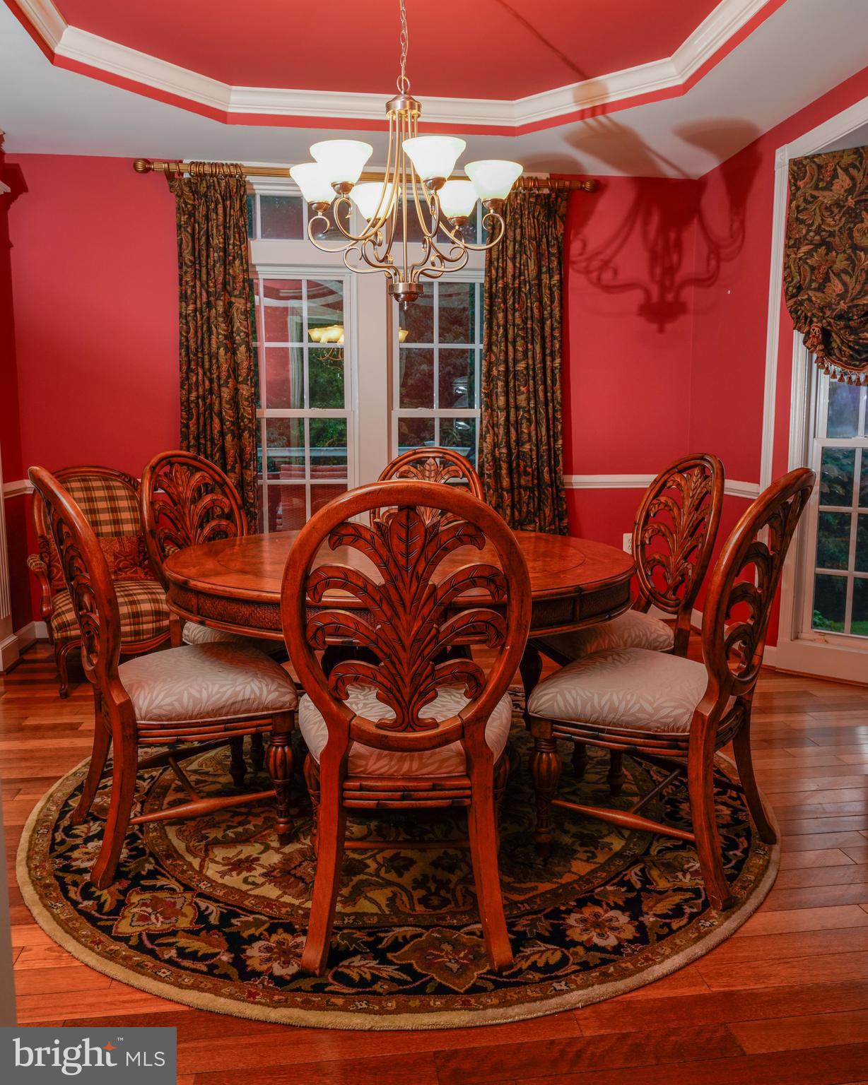 5109 Bright Owl Road Perry Hall, MD 21128 - Photo 46 of 69 Dining Room with custom drapes