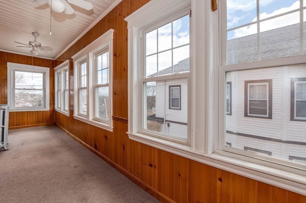 73 Westbourne Street Boston, MA 02131 - Photo 24 of 41 a view of an entryway with a floor to ceiling window