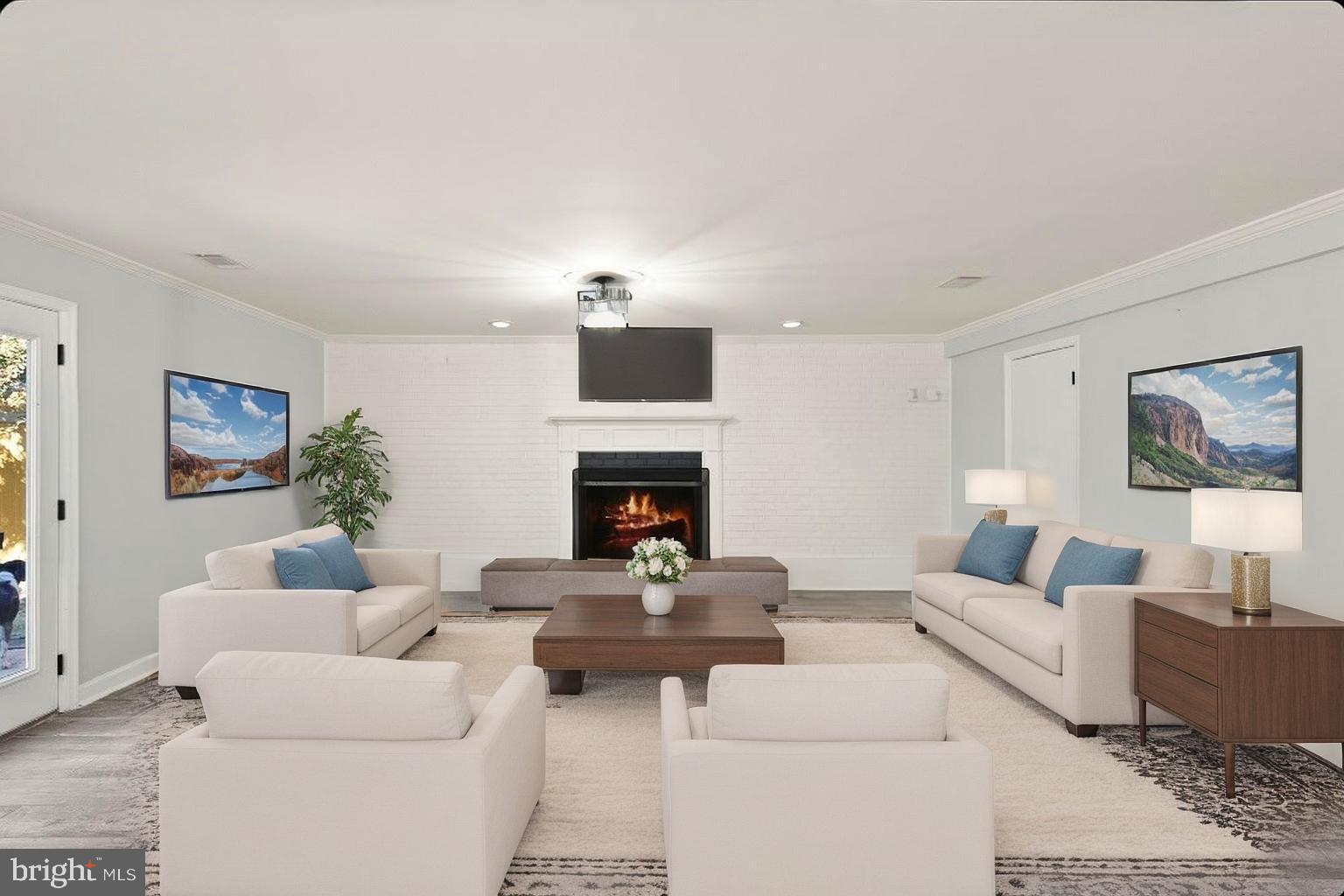 4006 Novar Drive Chantilly, VA 20151 - Photo 11 of 49 a living room with furniture and a fireplace