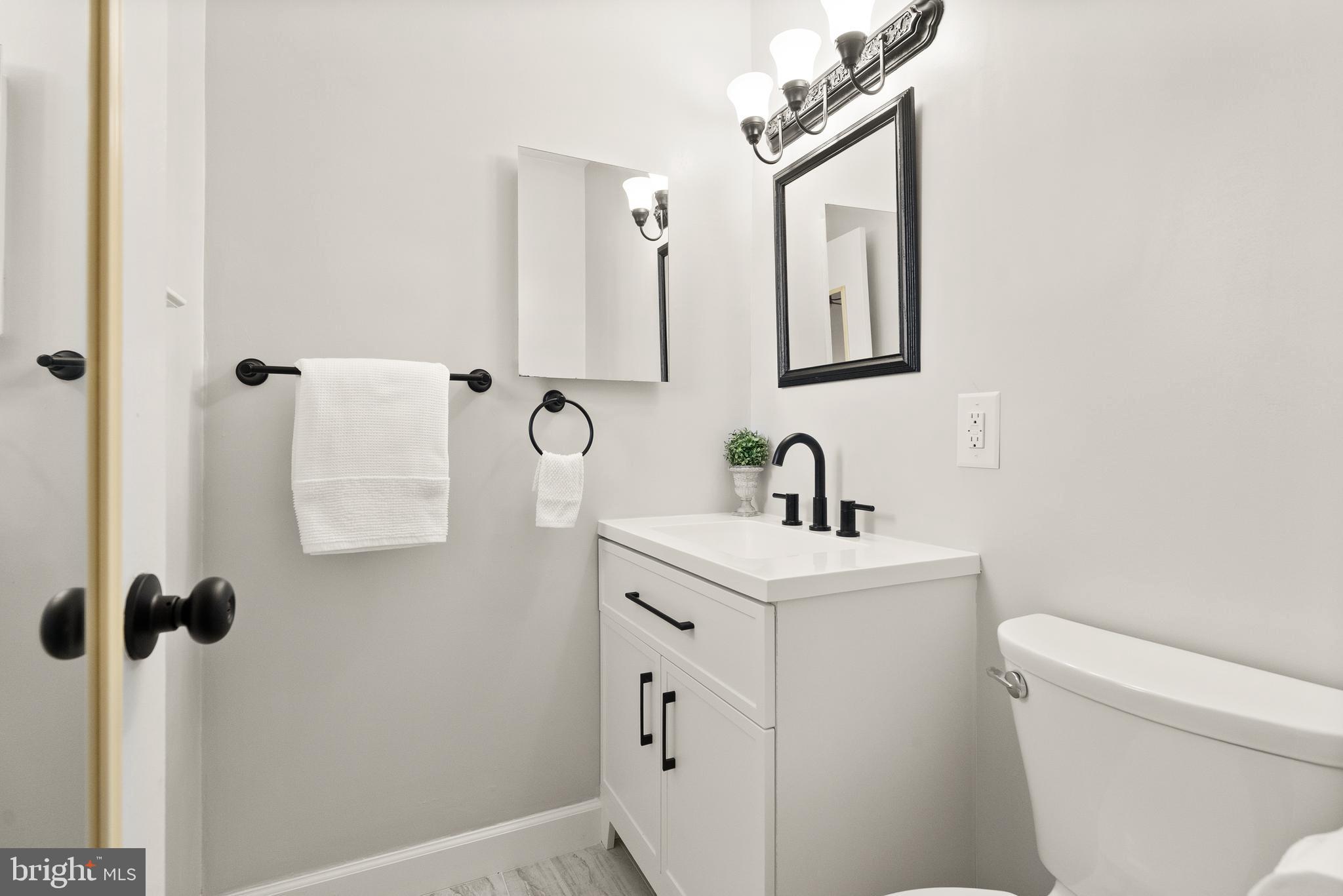4006 Novar Drive Chantilly, VA 20151 - Photo 24 of 49 a bathroom with a sink a toilet and a mirror