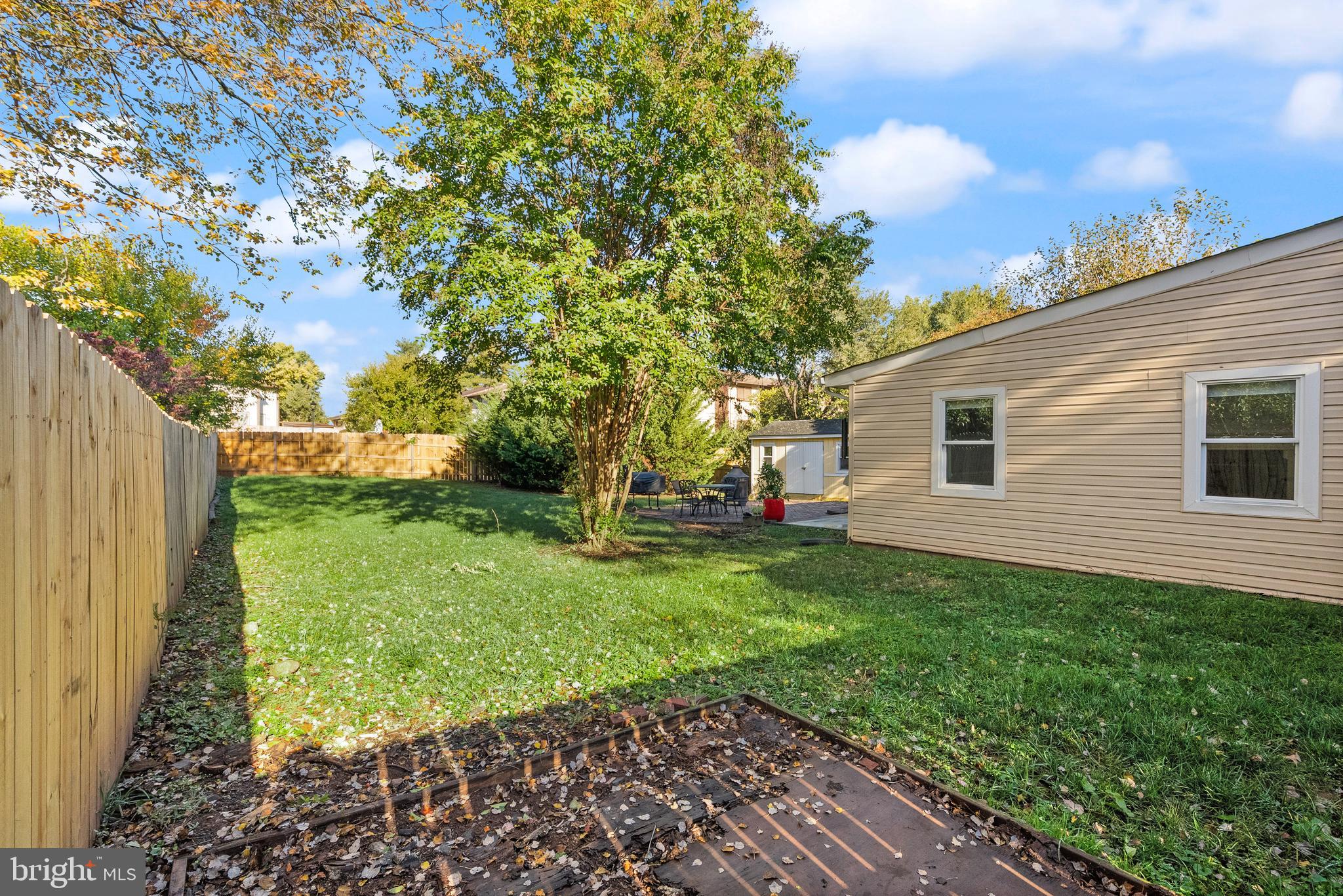 4006 Novar Drive Chantilly, VA 20151 - Photo 36 of 49 a backyard of a house with plants and large tree