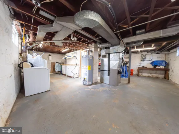 a view of storage and utility room