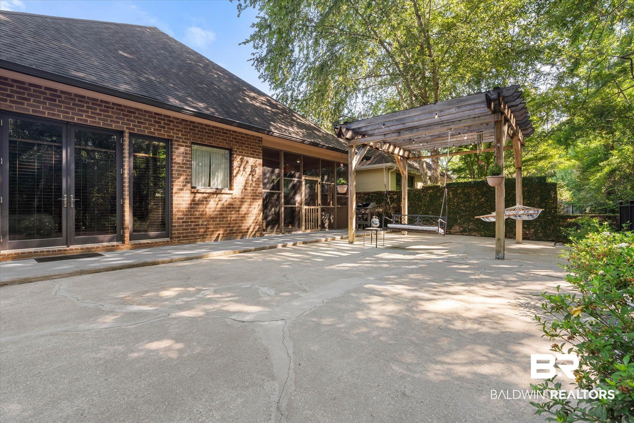 3400 Rue Royal Mobile, AL 36693 - Photo 27 of 33 View of patio featuring a pergola