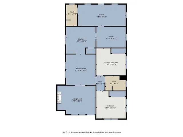 a spacious bathroom with a granite countertop sink and a mirror