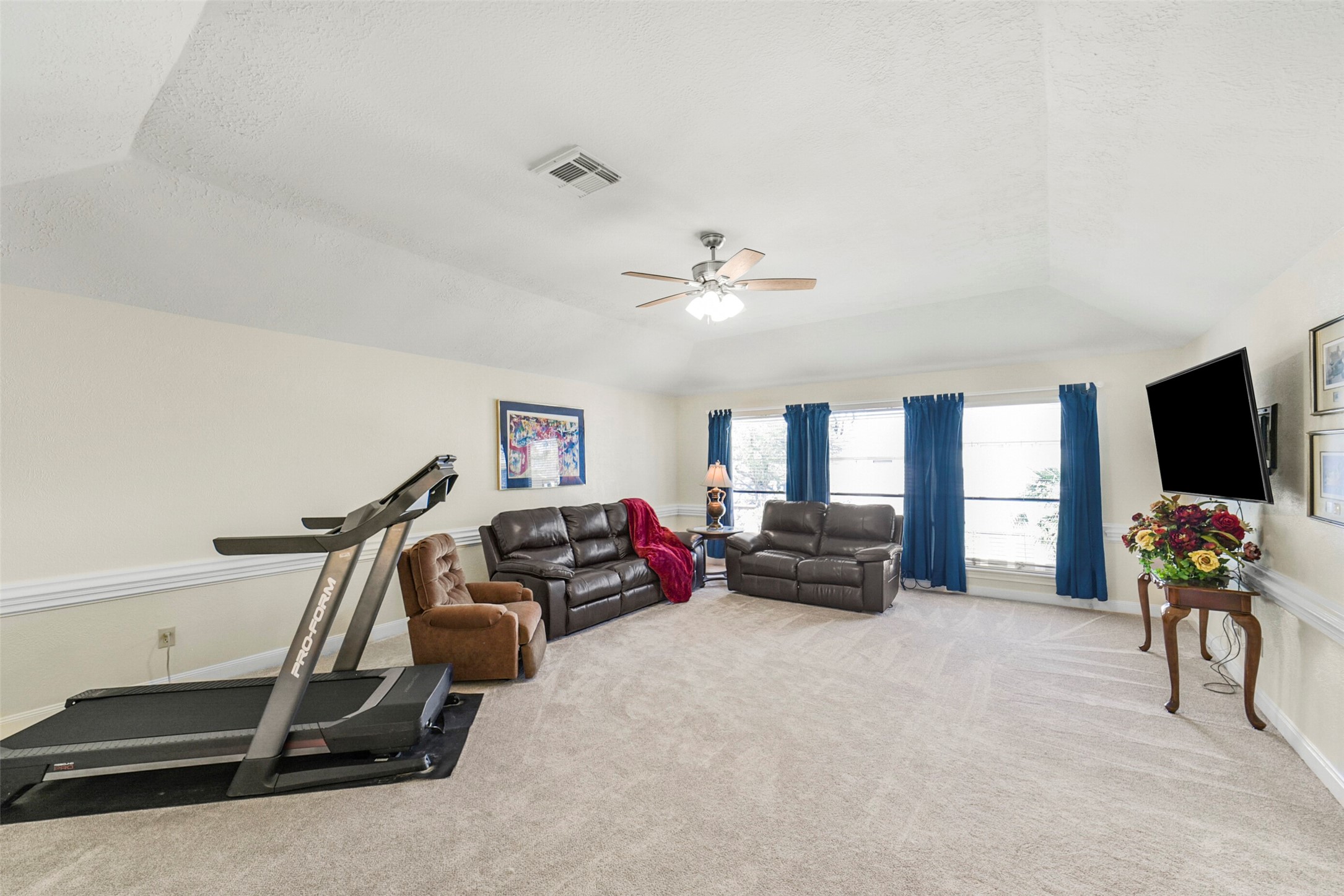17302 Atherington Place Spring, TX 77379 - Photo 32 of 50 Versatile upstairs game room ideal for entertaining, relaxing, or additional living space.