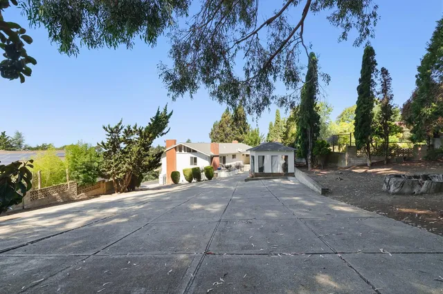 a view of a out door space area