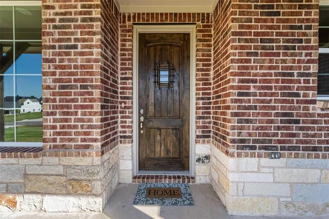 a view of a door with a door