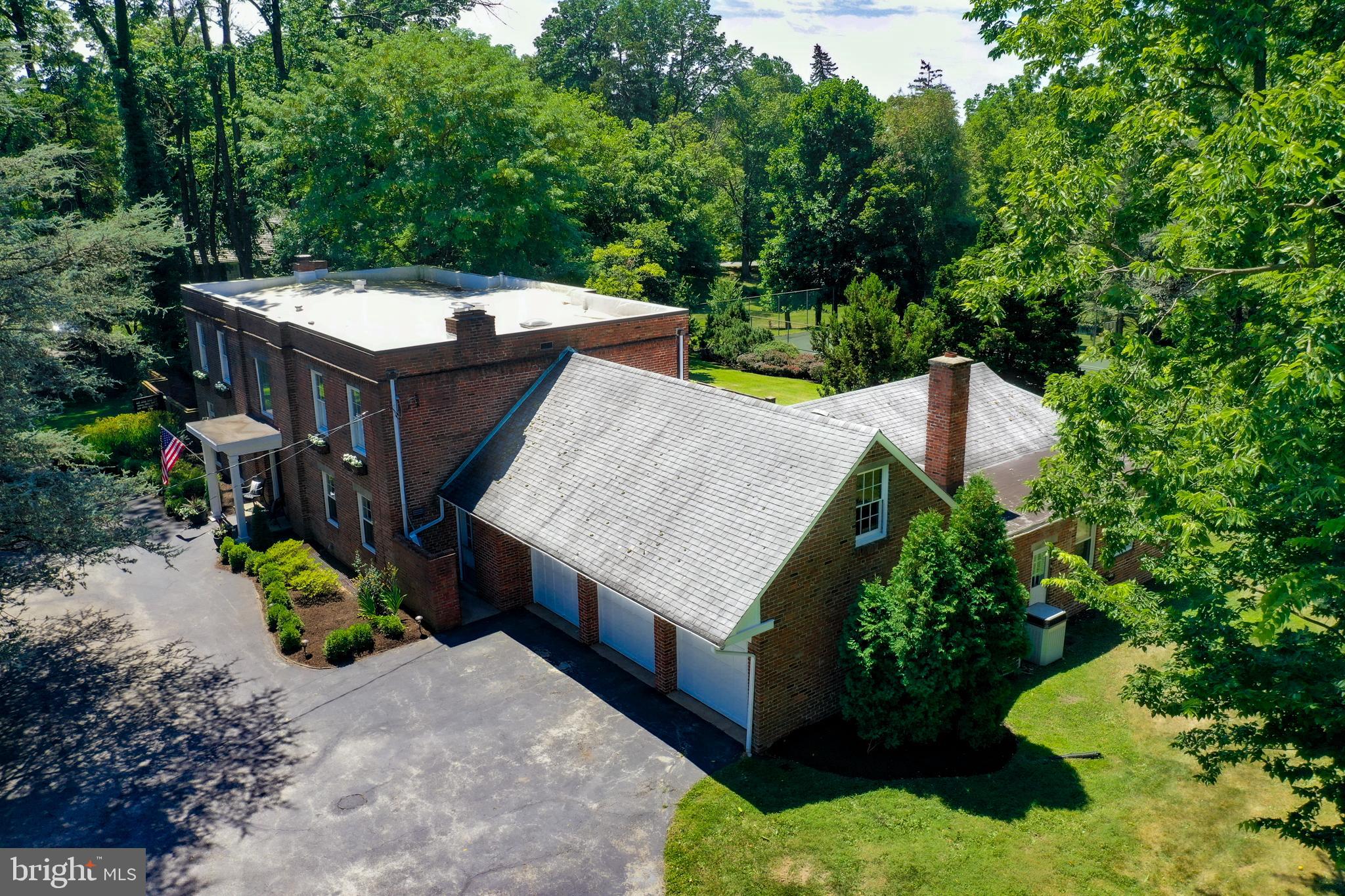 741 County Line Road Villanova, PA 19085 - Photo 27 of 37 Ariel Front Shot