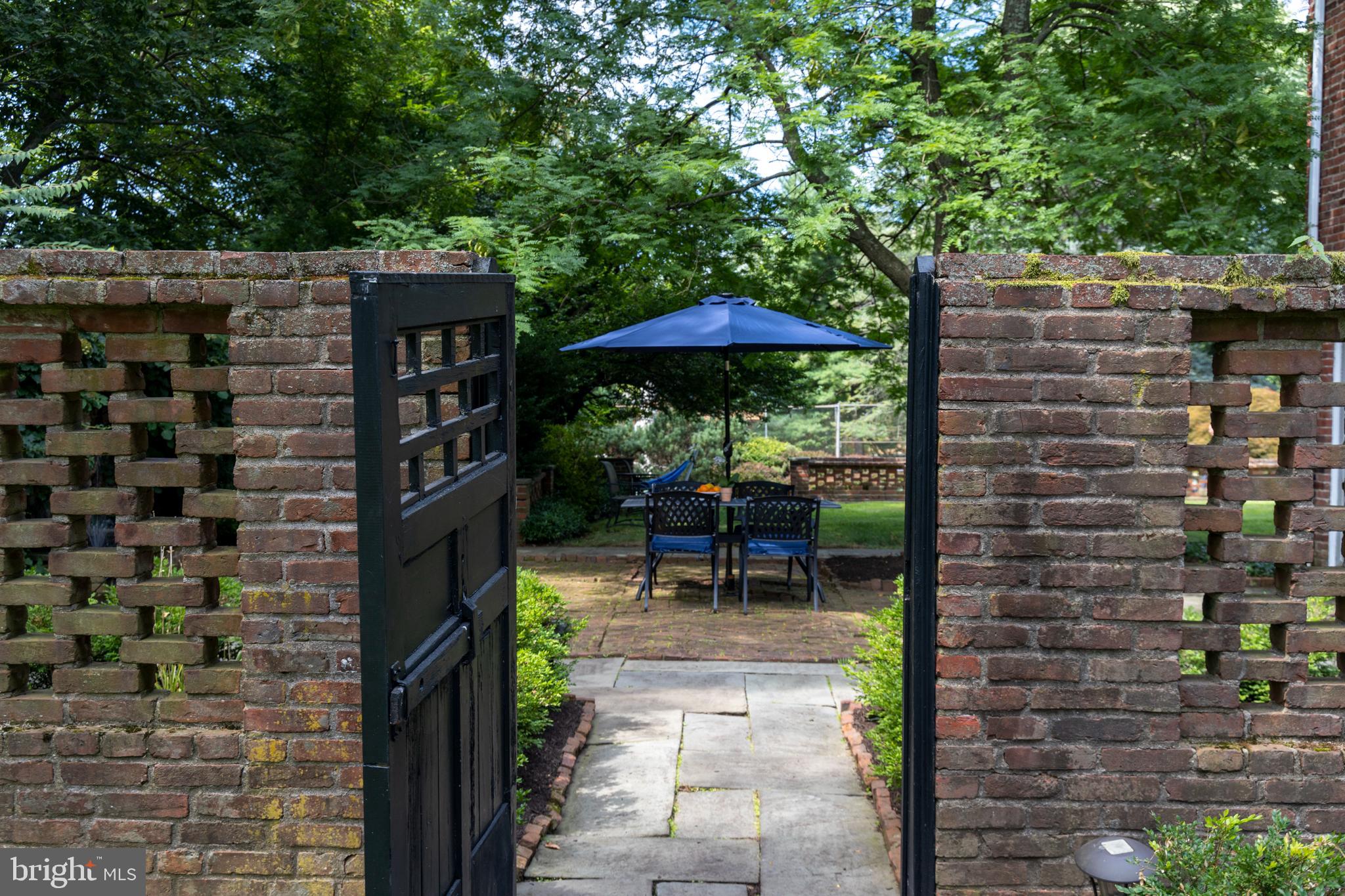741 County Line Road Villanova, PA 19085 - Photo 32 of 37 Close up of Terrace Gate
