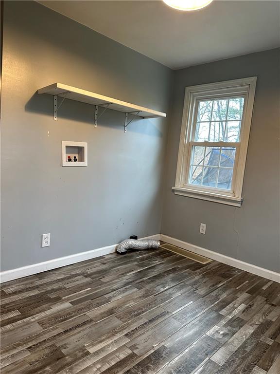 15 Kyle Road Mercer, PA 16137 - Photo 5 of 11 a view of an empty room with wooden floor and a window