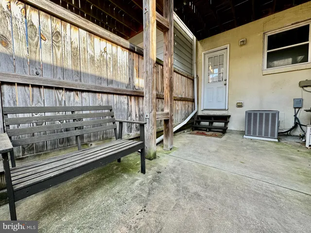 a view of outdoor space with seating area