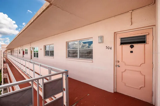 a view of front door