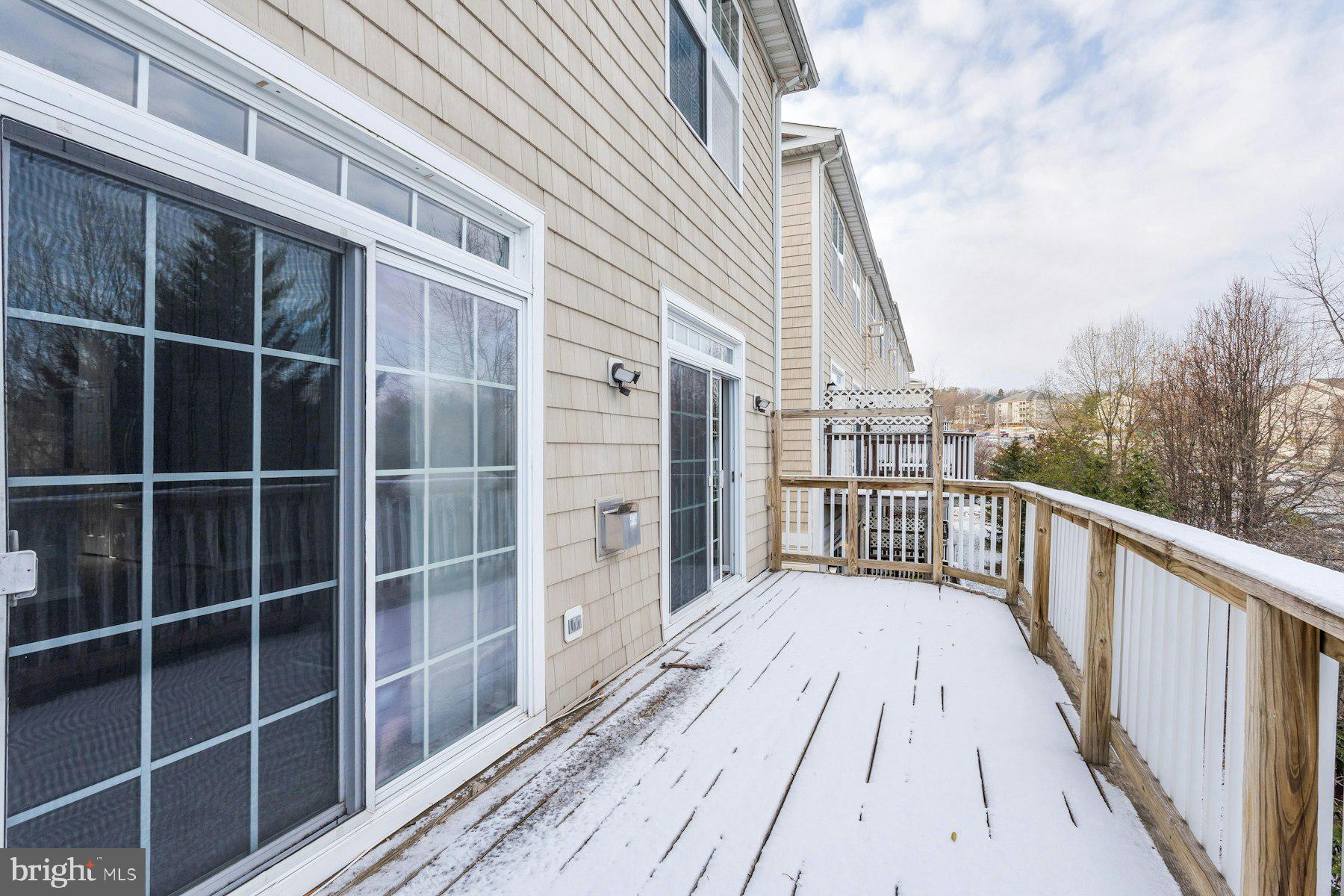 1838 Cedar Cove Way, Unit 201 Woodbridge, VA 22191 - Photo 36 of 38 a view of balcony with wooden floor