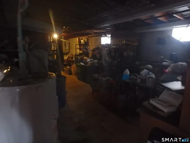 a view of a storage room