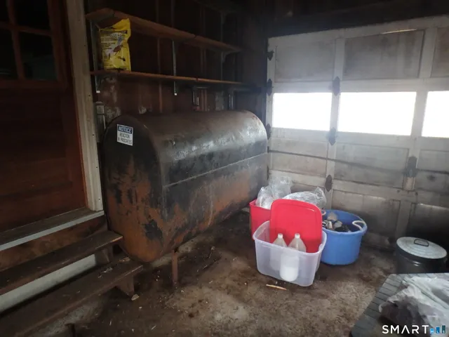 a backyard of a house