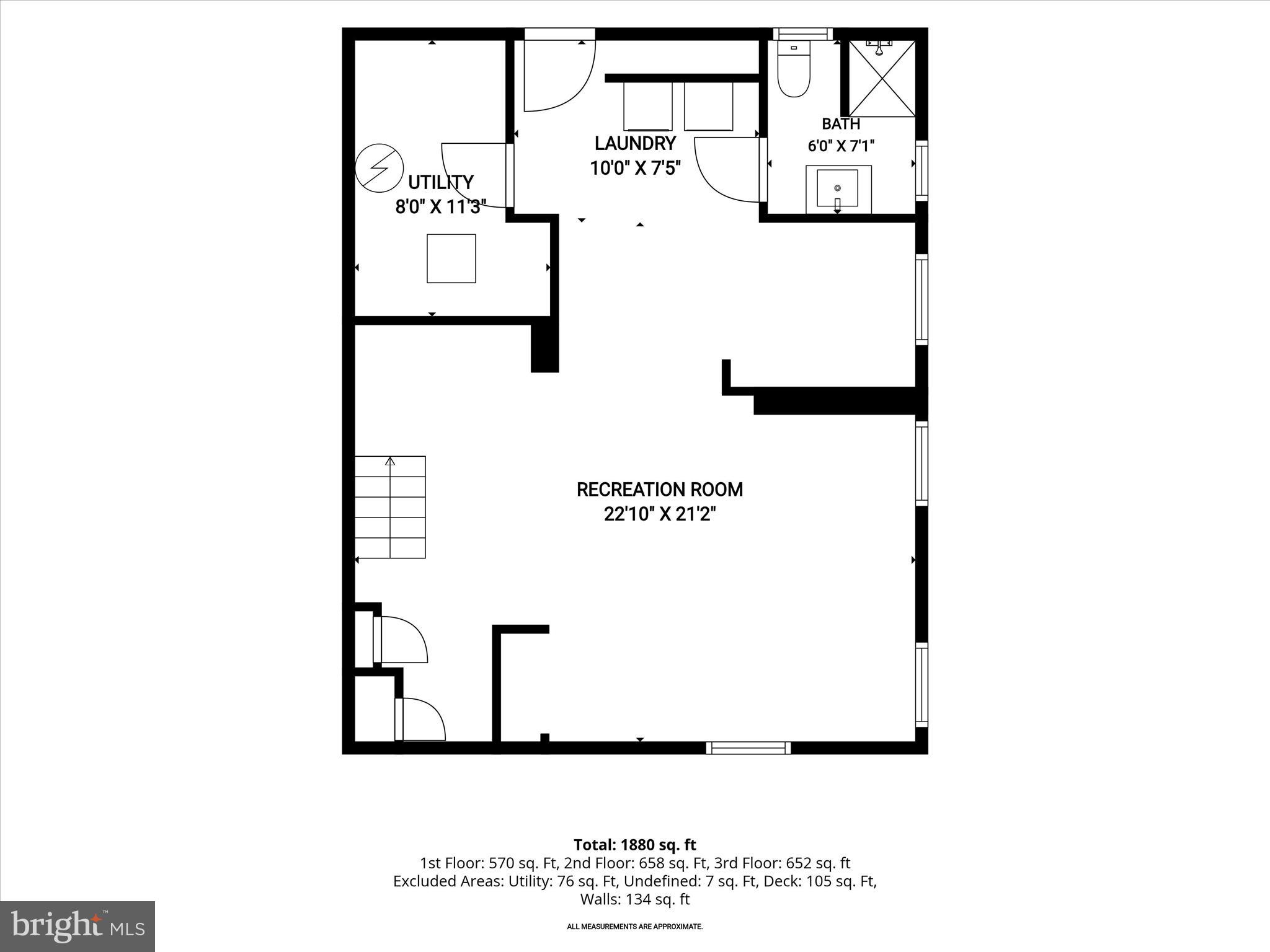 1823 Deveron Road Towson, MD 21286 - Photo 42 of 43 Lower LevelFloor Plan