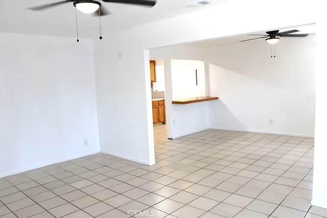 a view of empty room