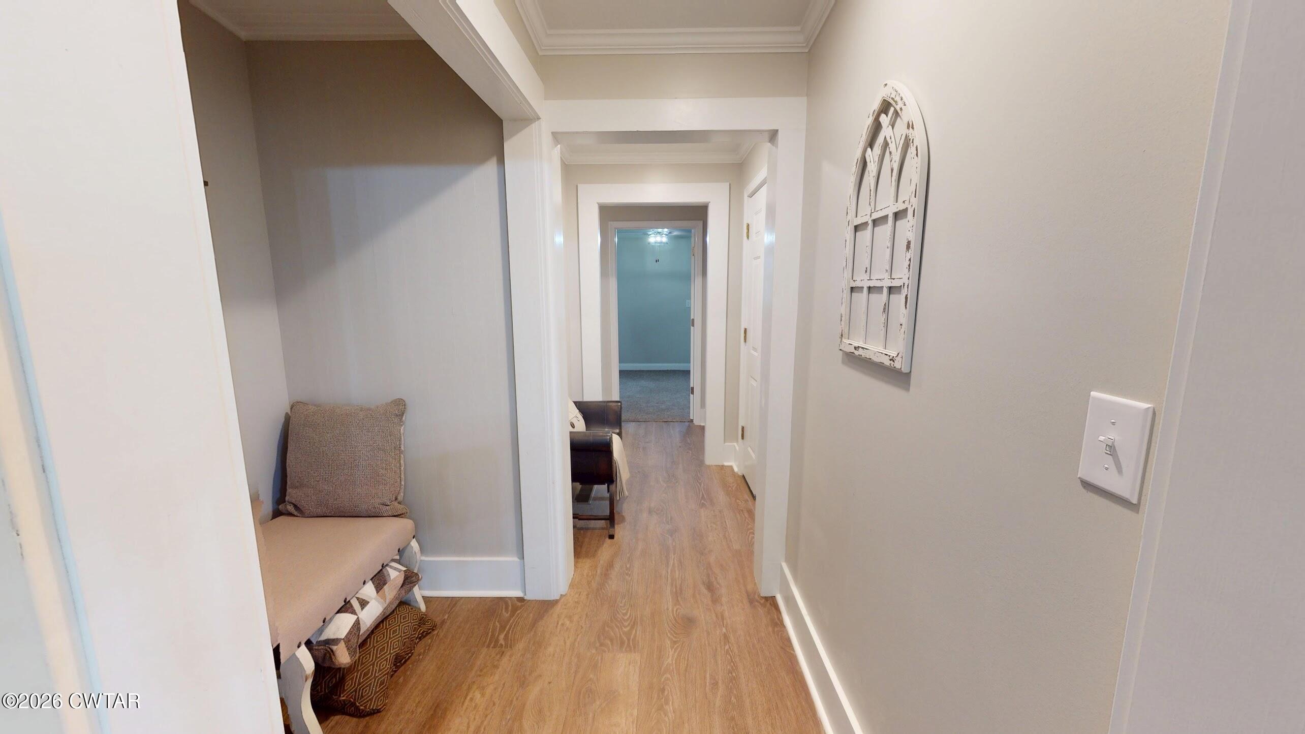 2800 Locust Grove Road Newbern, TN 38059 - Photo 30 of 46 a view of hallway with wooden floor