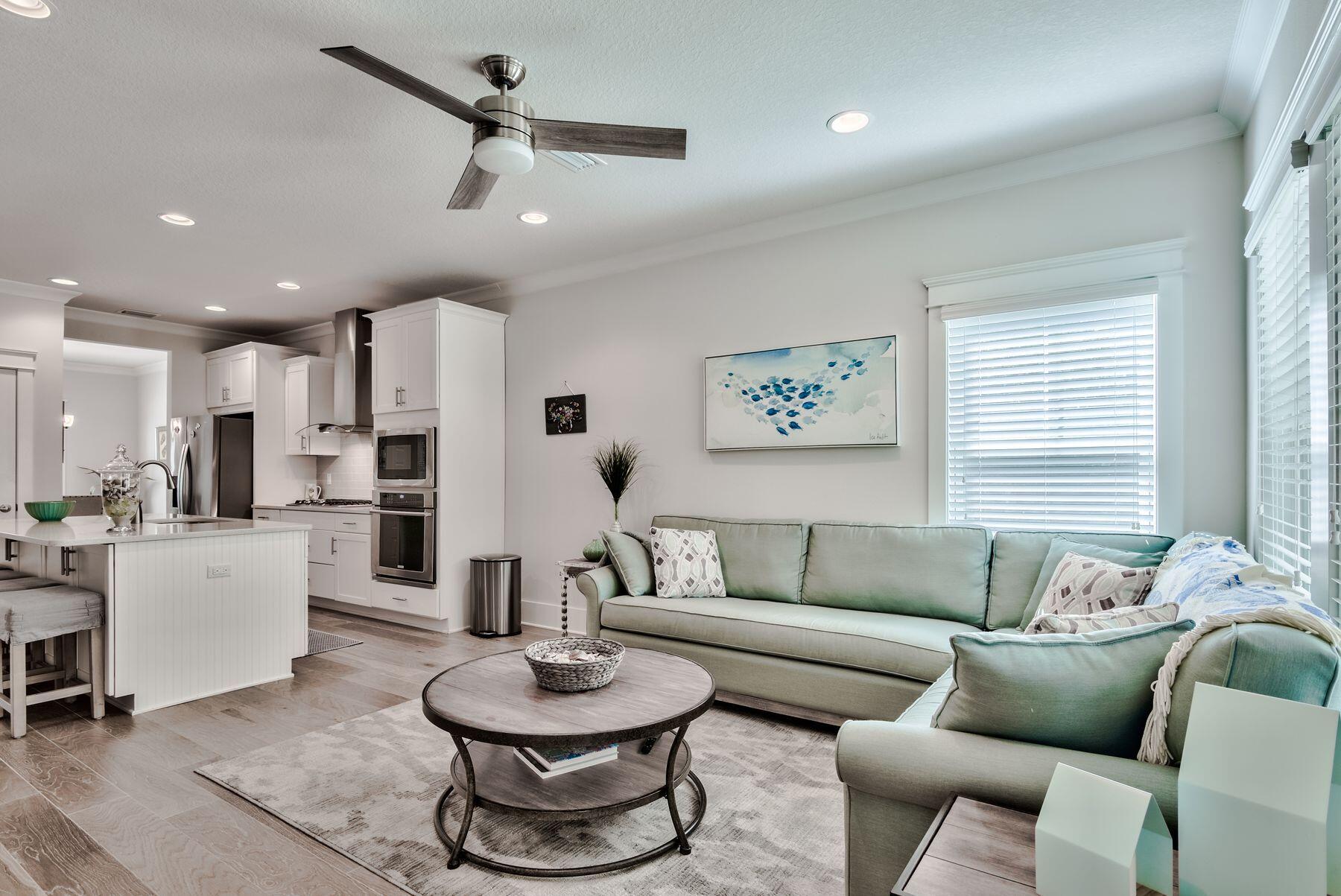 125 Grande Pointe Circle Inlet Beach, FL 32461 - Photo 4 of 30 a living room with furniture and a large window
