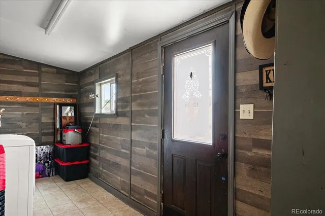 a view of storage and utility room