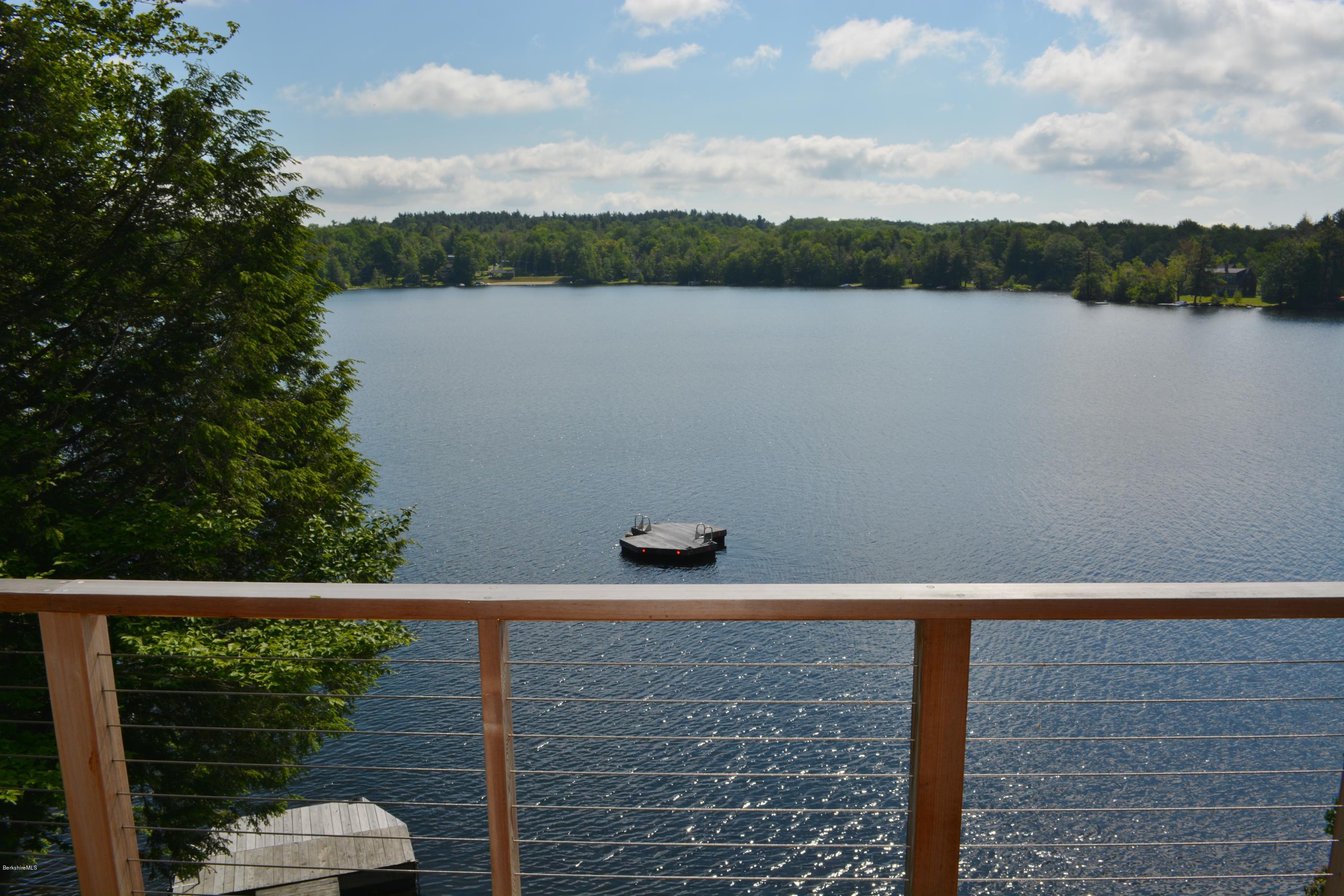 304 South Cove Road Becket, MA 01223 - Photo 7 of 27 Deck View of Lake